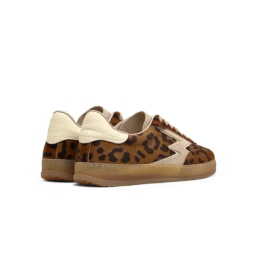 Alternative view of Moaconcept MG635CO leopard print pony hair off white logo club