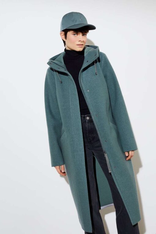 Langerchen C046WS01 coat milport ocs-blended sage