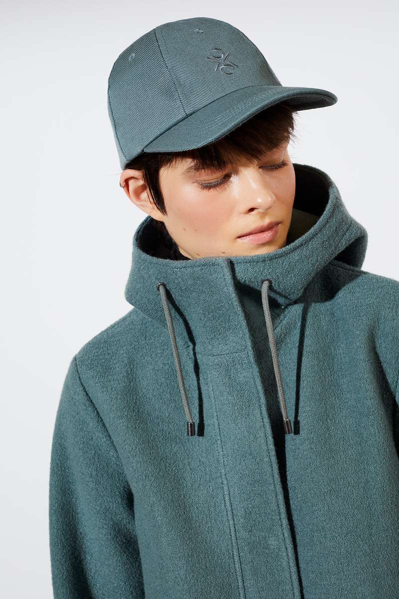 Langerchen C046WS01 coat milport ocs-blended sage - Afbeelding 5