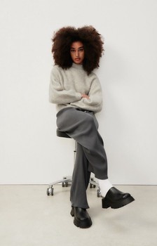 American Vintage EAST18QH25 pull ml poudreuse chine - Afbeelding 7