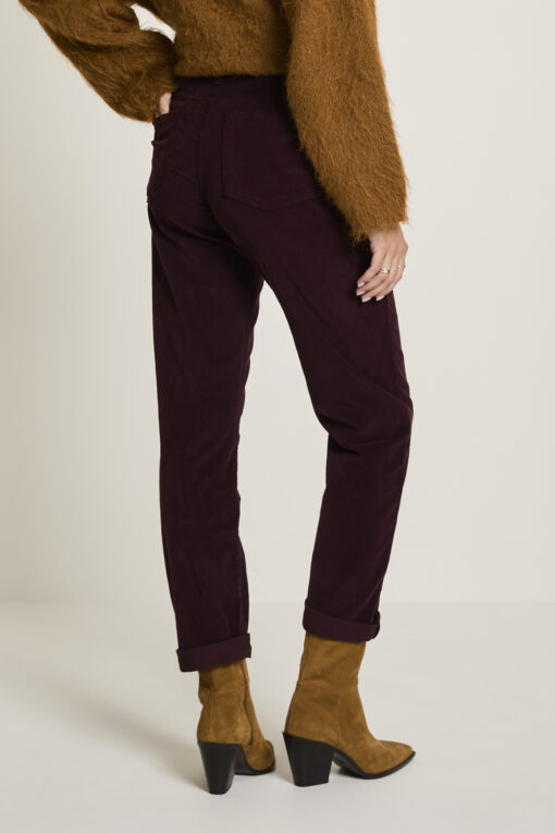 Alternative view of Parami 240091 Bobby ribcord 434 burgundy red