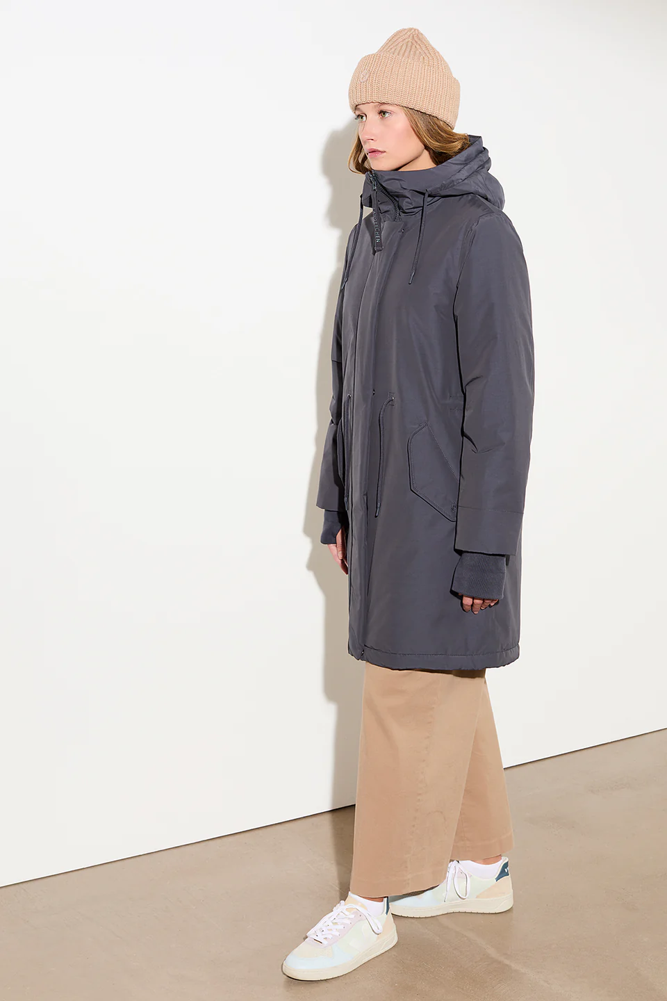 Langerchen J215CN08 Parka Lodi OCS-blended graphite - Afbeelding 4