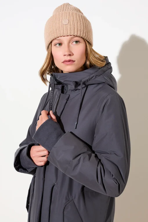 Langerchen J215CN08 Parka Lodi OCS-blended graphite - Afbeelding 5