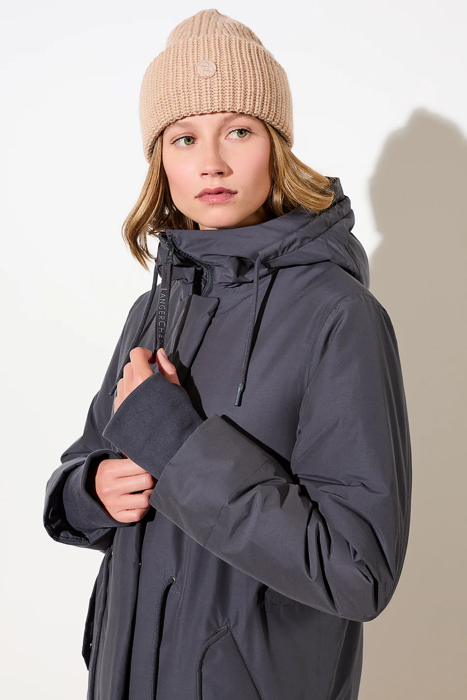 Langerchen J215CN08 Parka Lodi OCS-blended graphite - Afbeelding 5