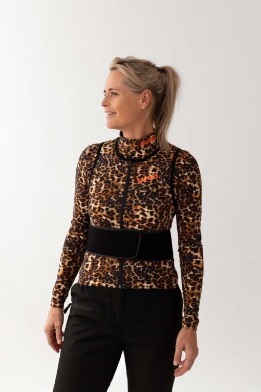 Spines rugbeschermer leopard edition