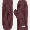 Penn&Ink W25D130 mittens aubergine