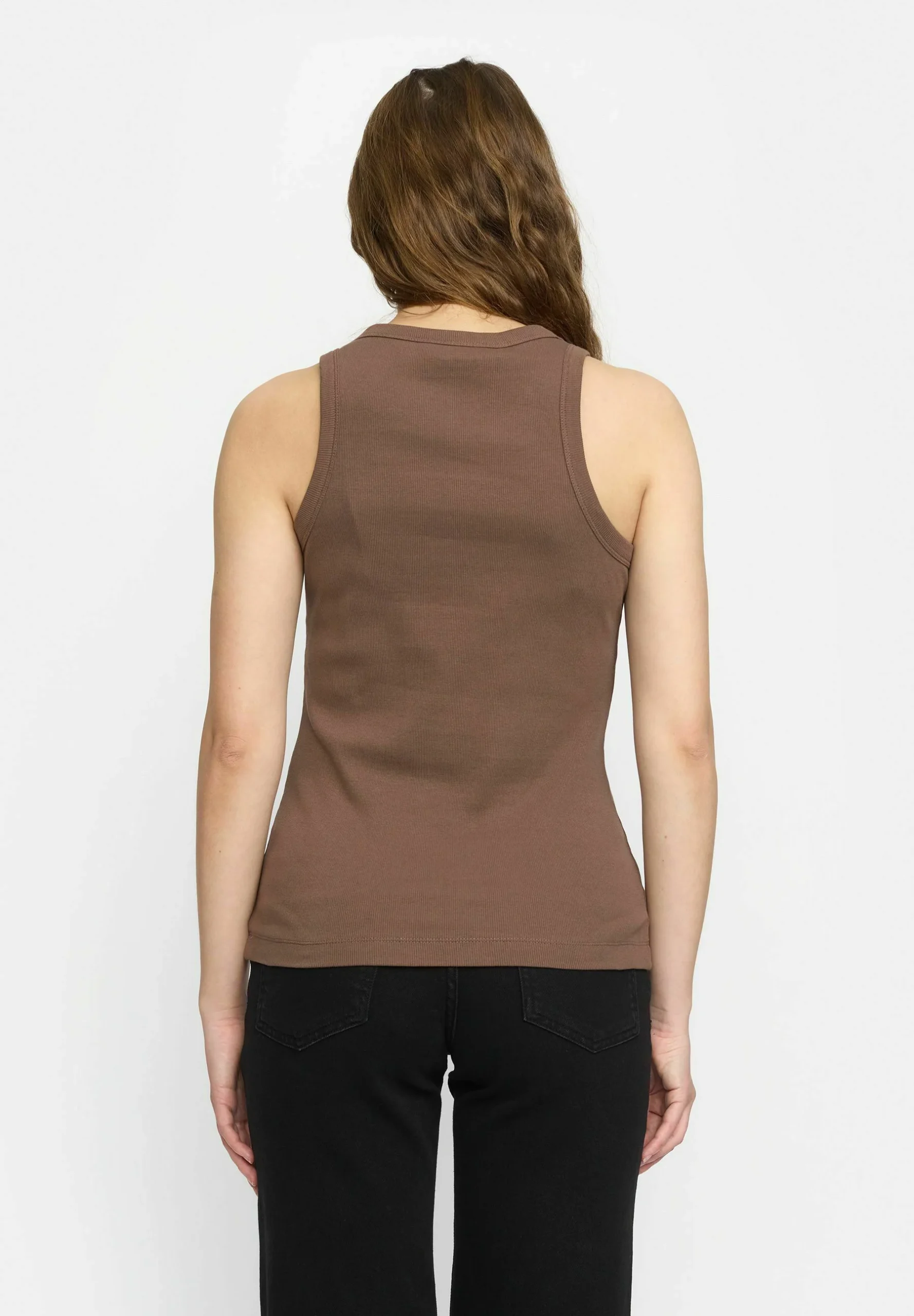 Soft Rebels 320-307-1 Adelynn tank top gots coffee quartz - Afbeelding 5