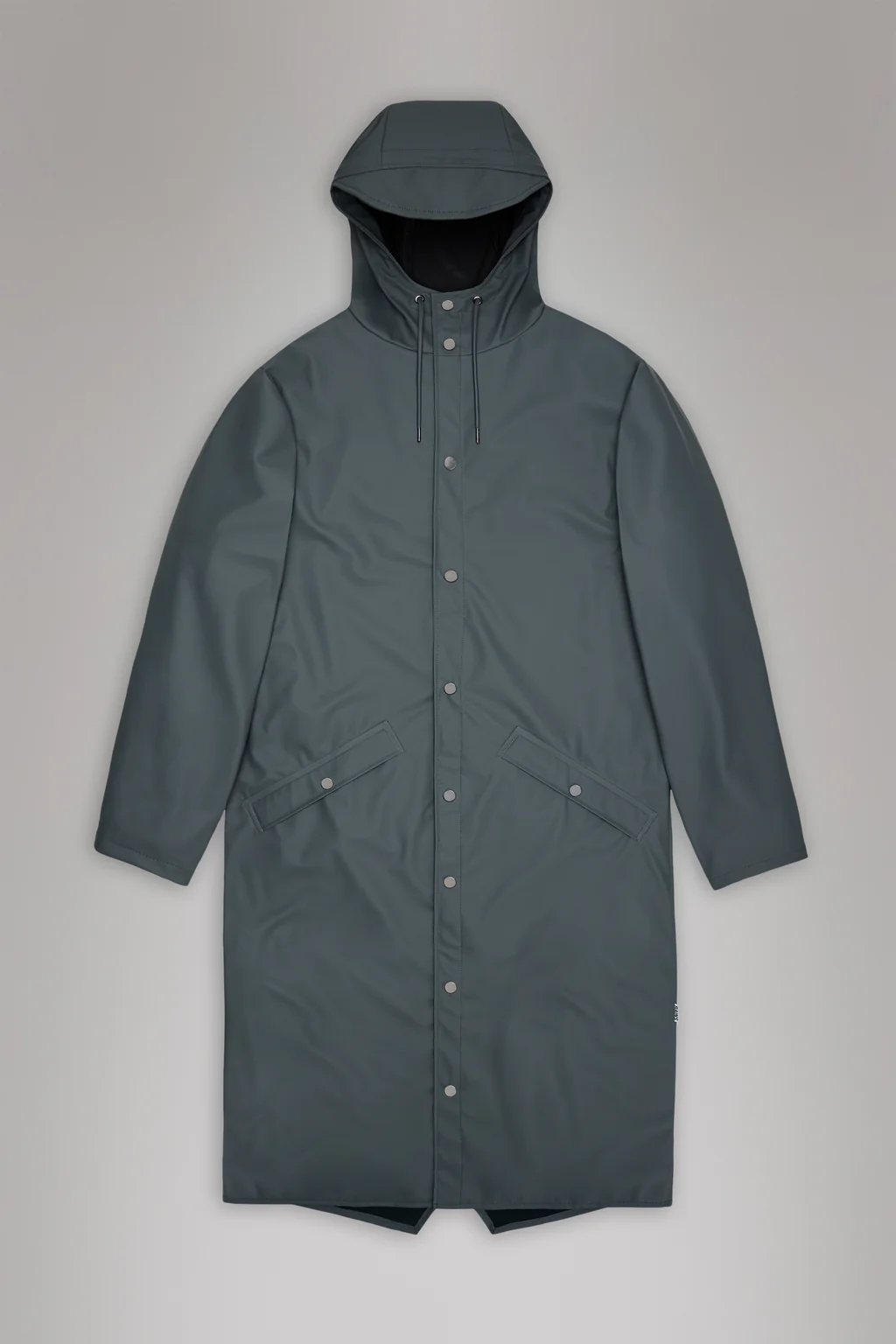Rains 18360 longer jacket w3 lagoon - Afbeelding 2