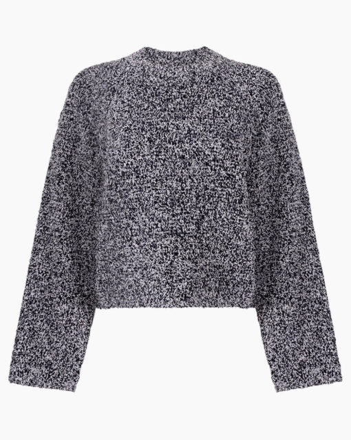 Alternative view of Another-Label Alys knitted pull l/s night sky parchment