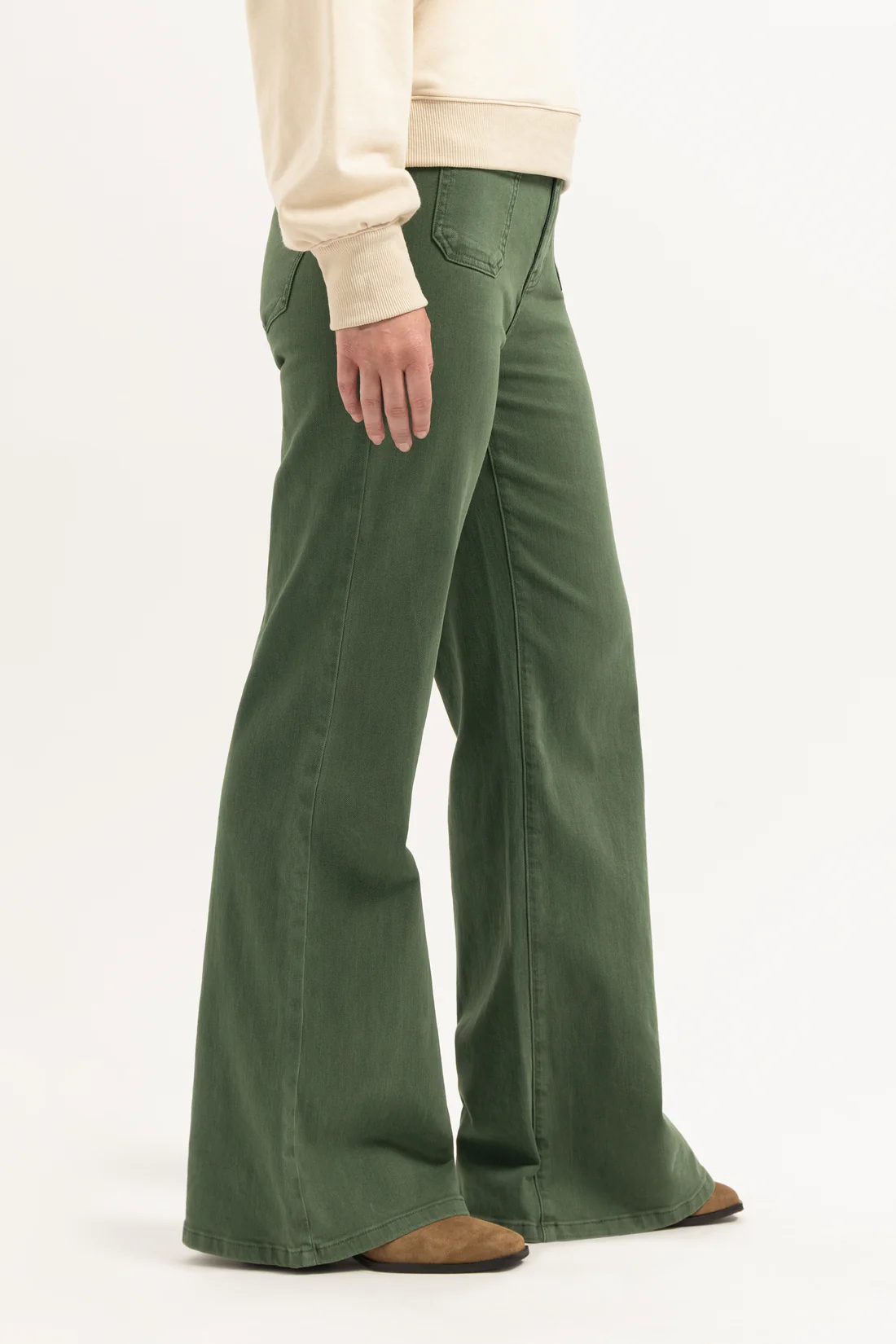Florez Anna flared pocket CR0103 green 304 - Afbeelding 2