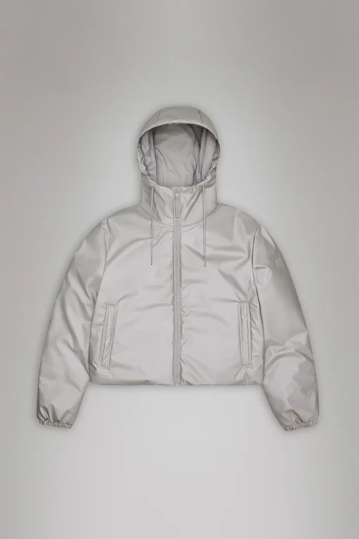 Alternative view of Rains 15780 lohja short insulated jacket w311 nimbus