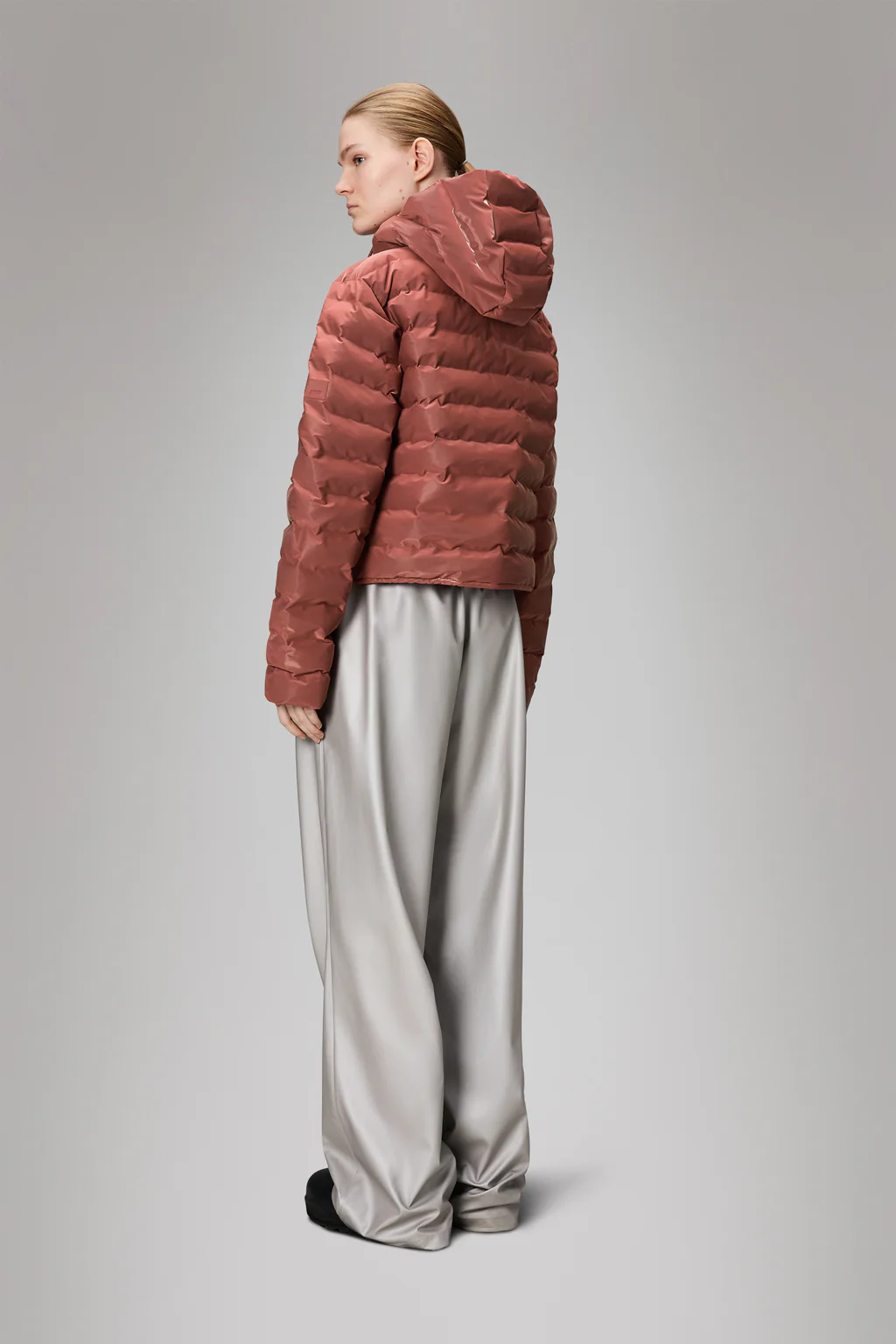 Rains 15820 lohja short puffer jacket w3t2 honor - Afbeelding 4