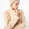 c035ws01 classical coat 2 beige detail