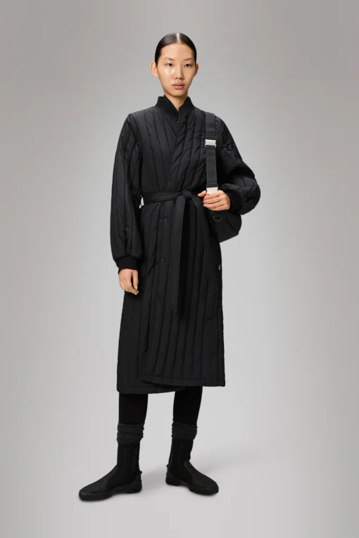 Rains 21870 banja liner w coat t1 black