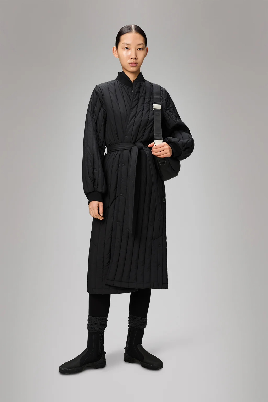 Rains 21870 banja liner w coat t1 black