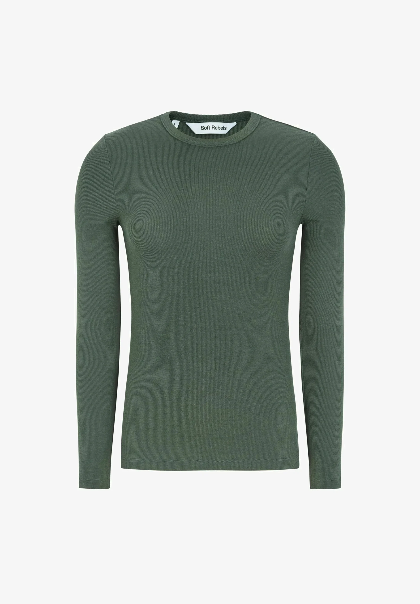 Soft Rebels AW22-300 Fenja o-neck top chimera - Afbeelding 2