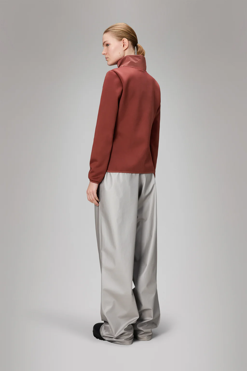 Rains 21920 safi fleece hybrid curve jacket  honor - Afbeelding 4