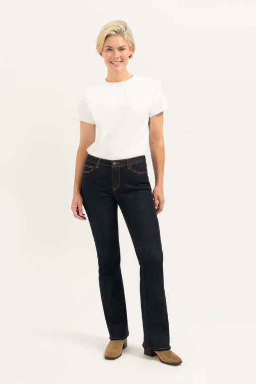 Florez flared CR0019 rinse denim 472