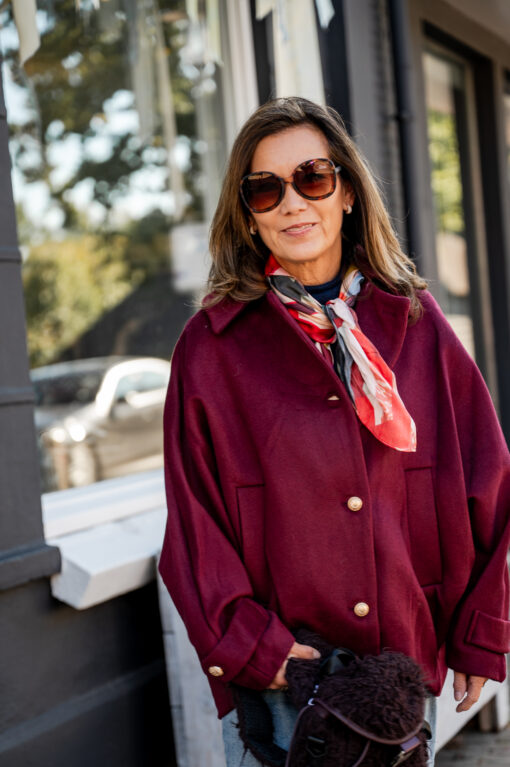 Giacomo 6518211 Jacket Burgundy - Afbeelding 4