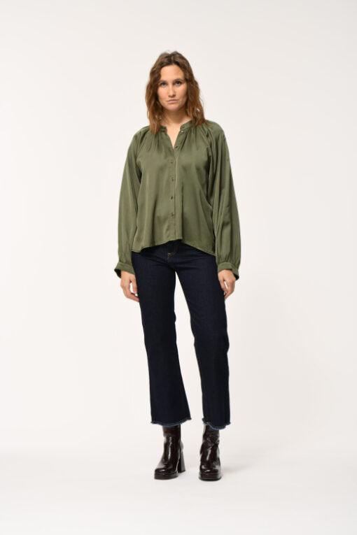 La Fee Maraboutee Elvia-R blouse kaki