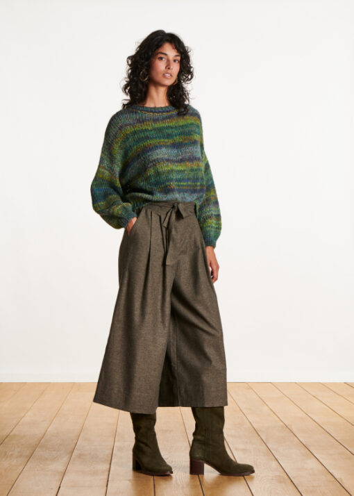 La Fee Maraboutee Ebi pullover vert multi