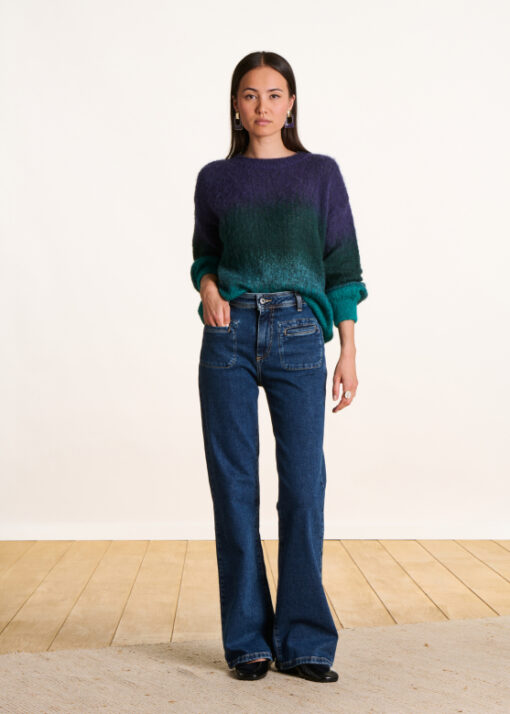 La Fee Maraboutee Erzian pullover petrole