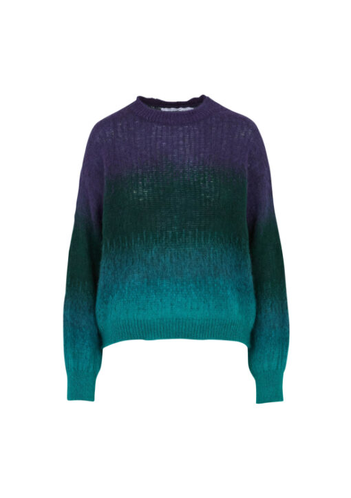 Alternative view of La Fee Maraboutee Erzian pullover petrole