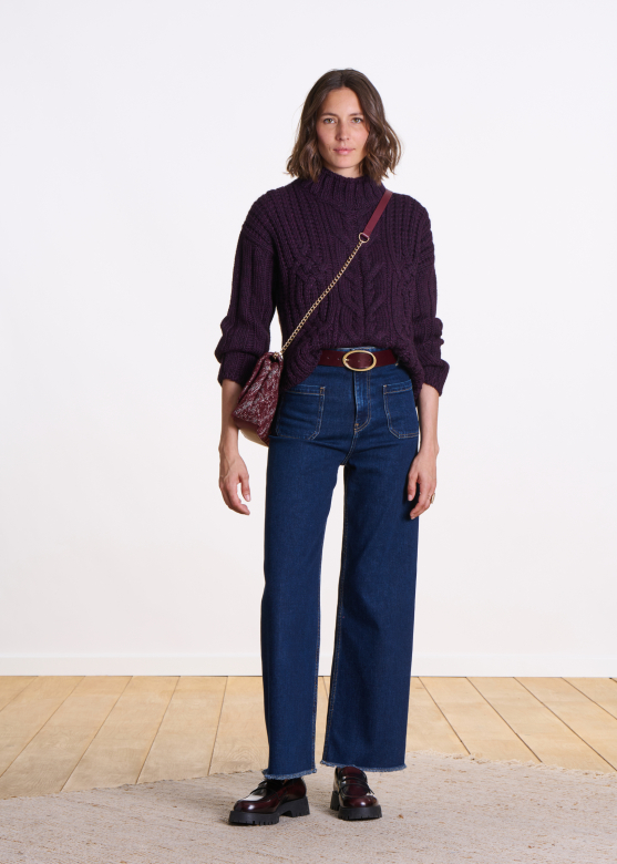 La Fee Maraboutee Exilio pullover cassis - Afbeelding 3