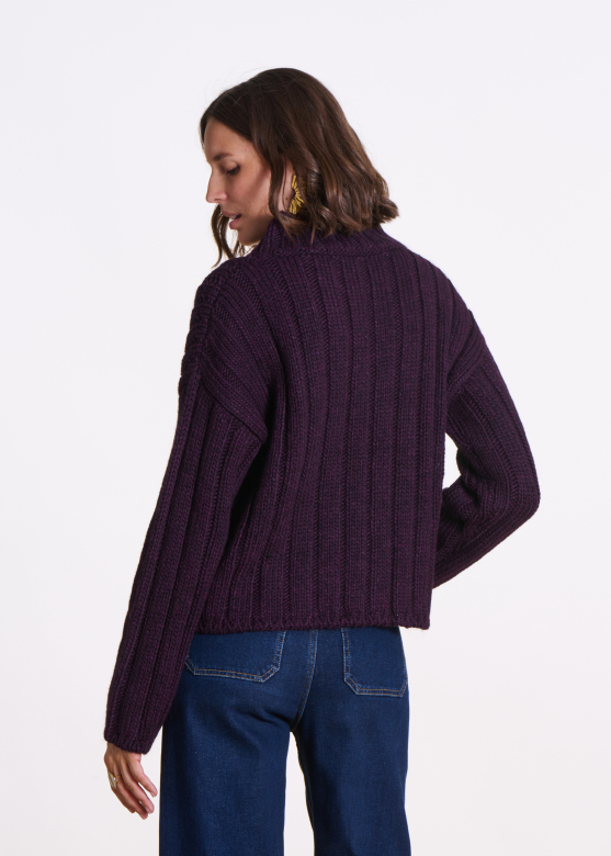 La Fee Maraboutee Exilio pullover cassis - Afbeelding 5