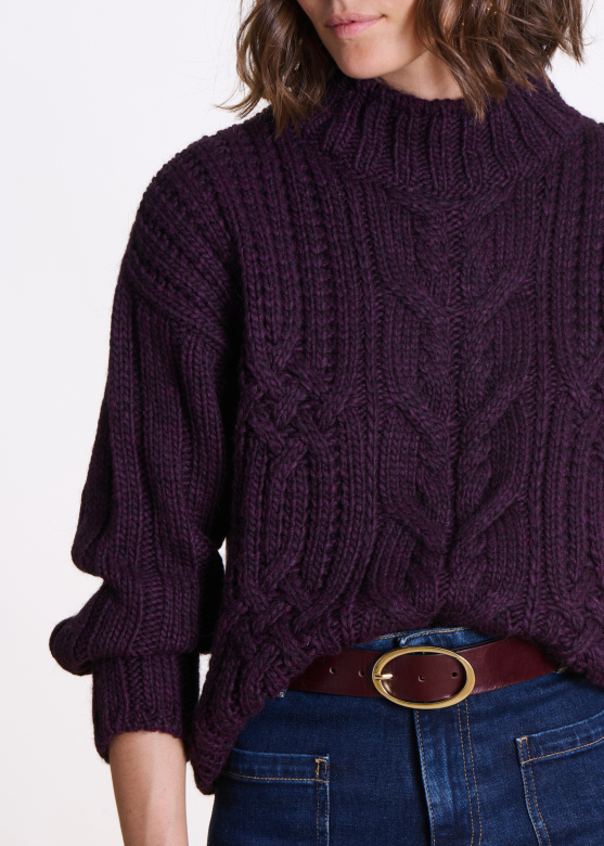 La Fee Maraboutee Exilio pullover cassis - Afbeelding 4