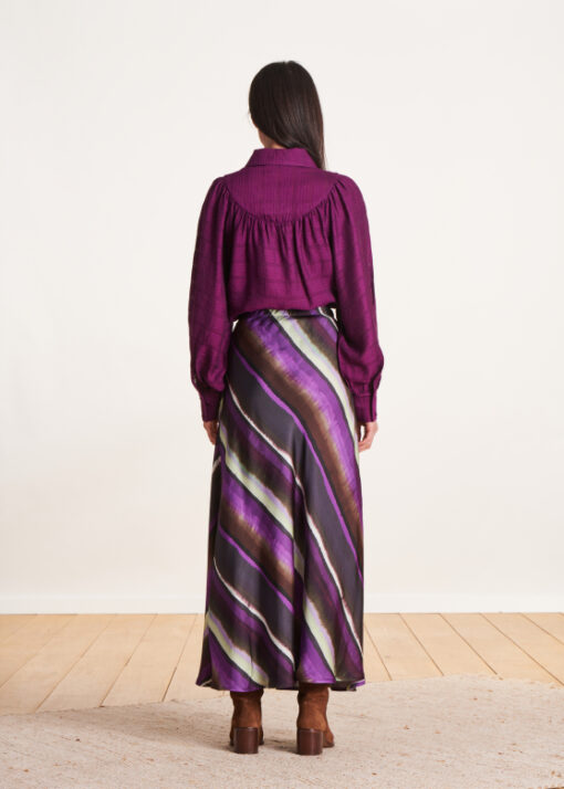 Alternative view of La Fee Maraboutee Etorina-R skirt melanzana