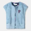 pom amsterdam gilets gilet fur misty blue 1191847433