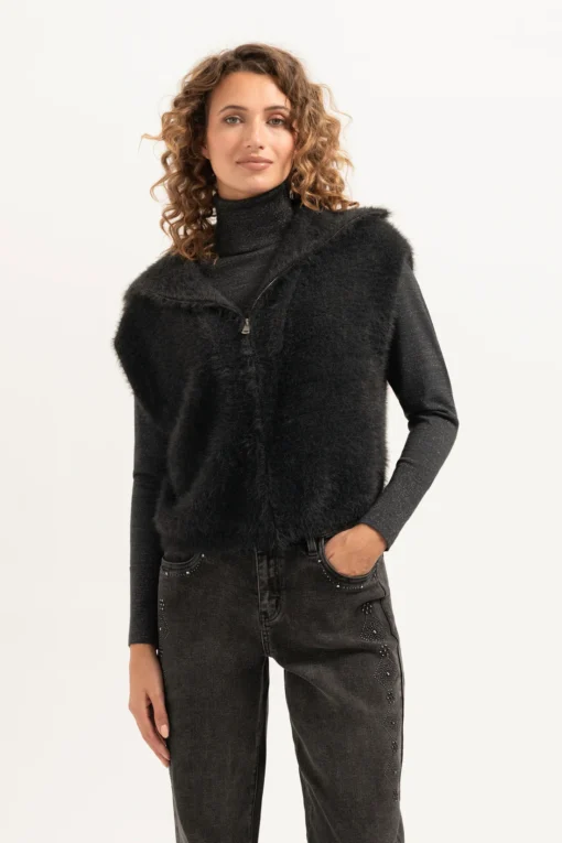Alternative view of Florez Poppy pullover CR0354 black 901