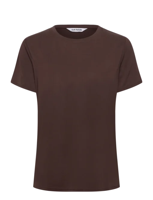 Alternative view of Soft Rebels 219-307 Ella t-shirt coffee bean