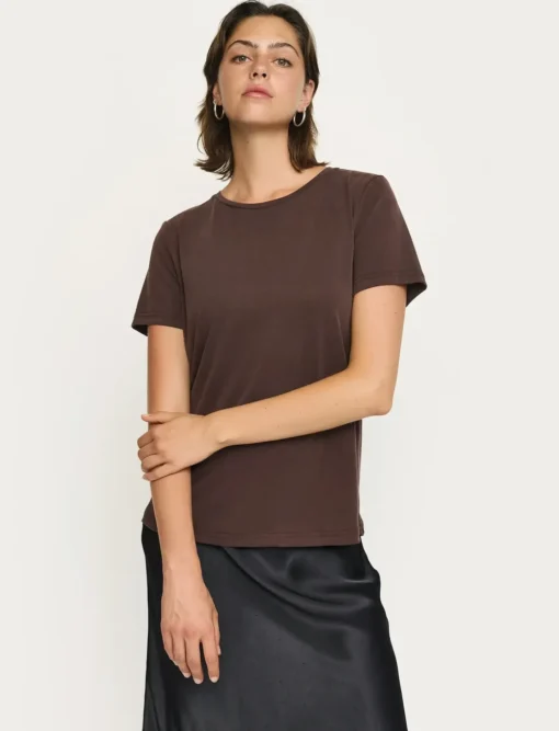 Soft Rebels 219-307 Ella t-shirt coffee bean