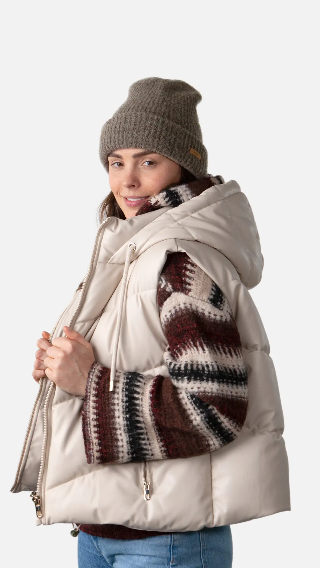 Barts w25 witzia beanie brown - Afbeelding 2