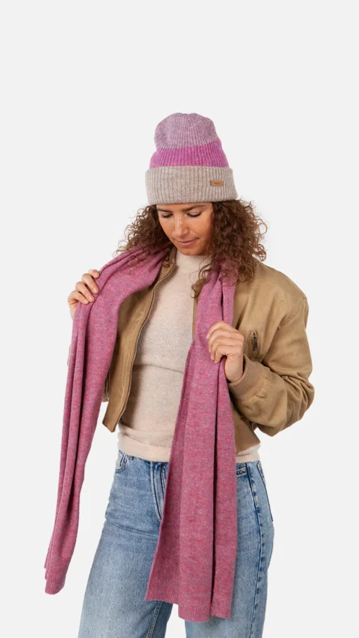 Alternative view of Barts w25 witzia scarf rose