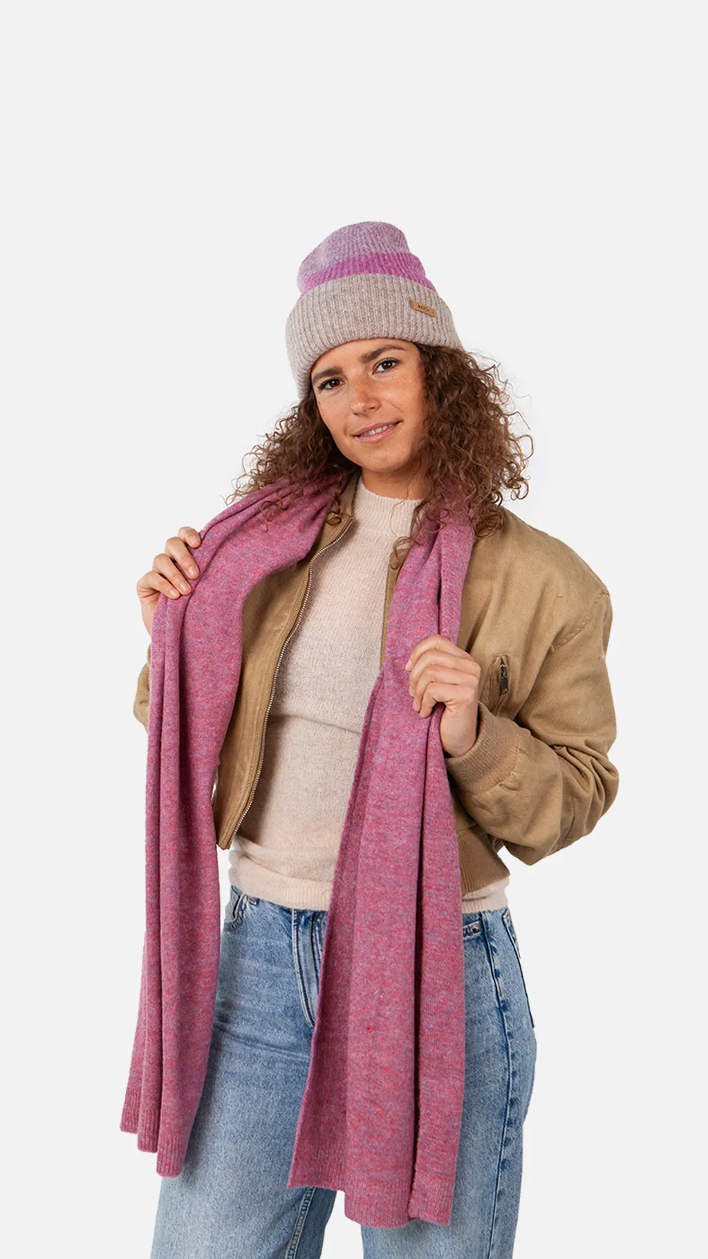 Barts w25 witzia scarf rose - Afbeelding 3