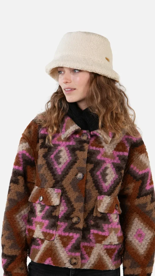 Alternative view of Barts w25 teddybuck hat cream