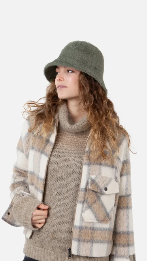 Alternative view of Barts w25 lavatera hat pale army