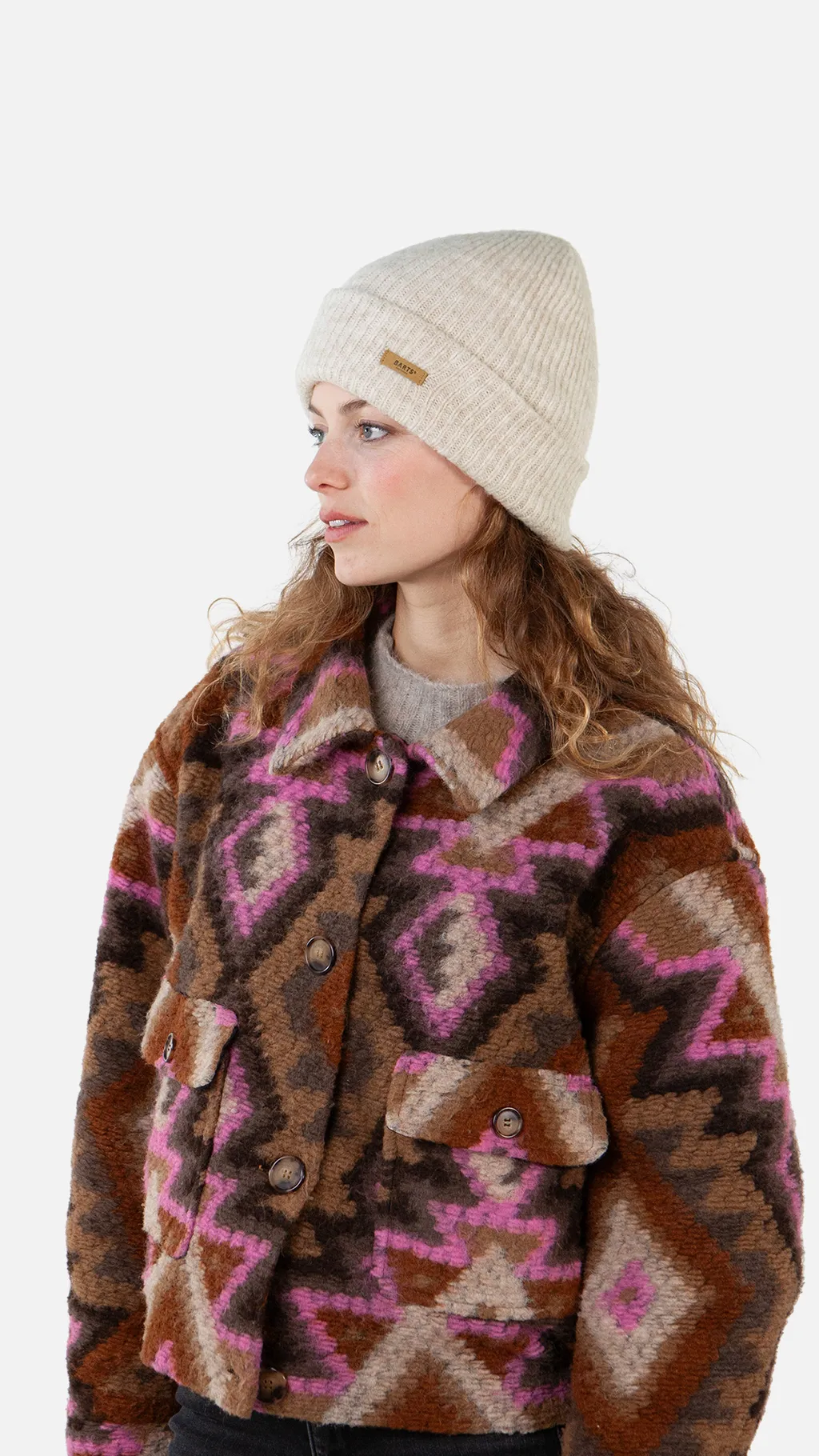 Barts w25 witzia beanie cream - Afbeelding 2