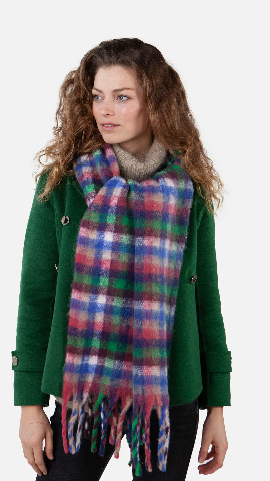 Barts w25 plaity scarf blue - Afbeelding 3