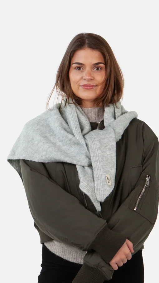 Alternative view of Barts w25 darty scarf heather grey