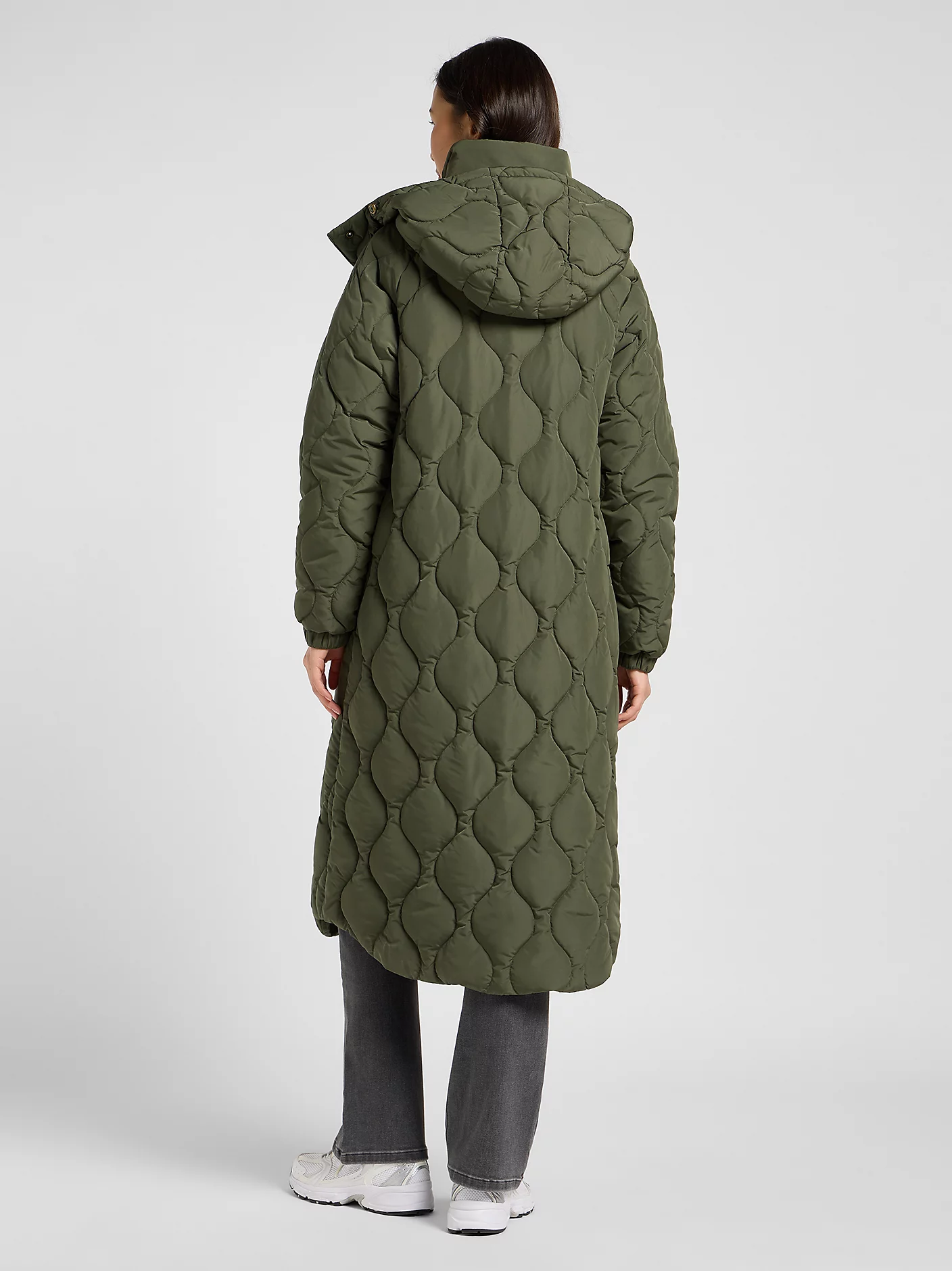 Lee Long puffer oak moss - Afbeelding 6
