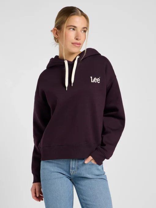 Alternative view of Lee Essential hoodie deep wine