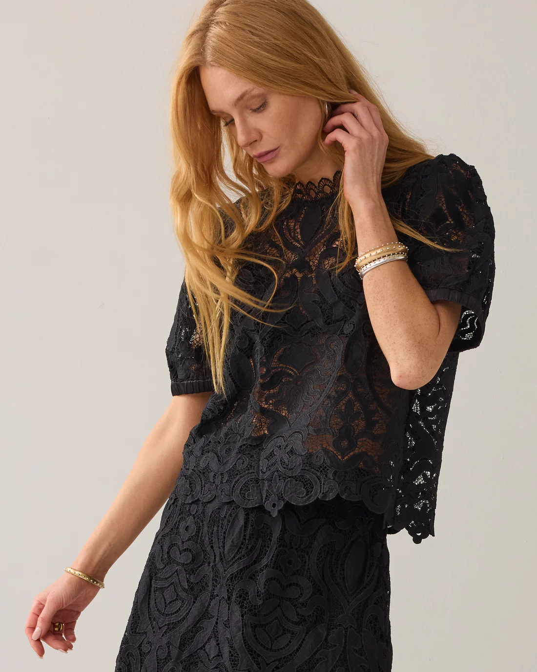 Summum 2s3255 Top lace black
