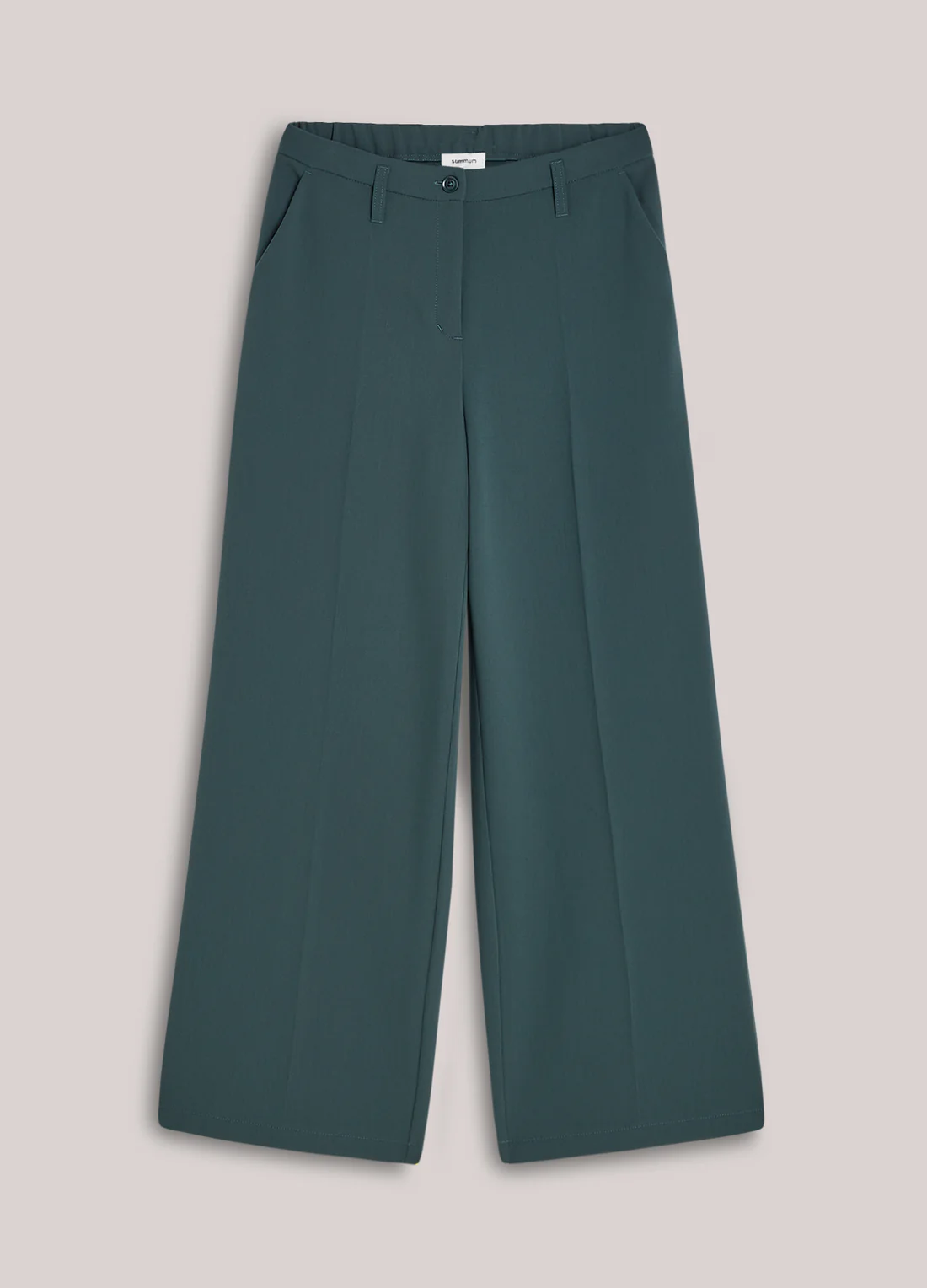 Summum 4s2369 Trousers straight foam uni emerald green - Afbeelding 2