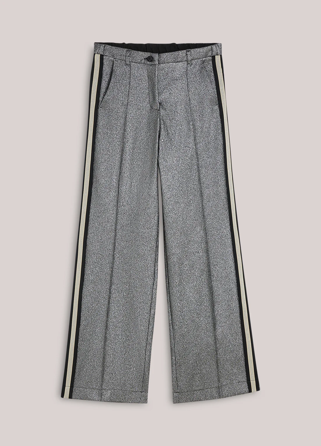 Summum 4s2895 Trousers straight glitter mid grey - Afbeelding 2
