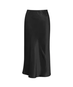 Alternative view of CC Heart 4510 Skyler mid length skirt black
