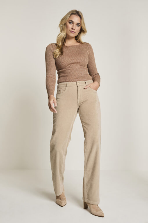 Parami 104136 Eve vintage corduroy 007 beige marble L32